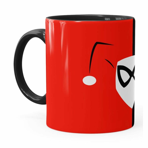 Caneca Arlequina (harley Quinn) V01 Preta