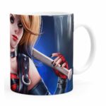 Caneca Arlequina (harley Quinn) V04 Branca