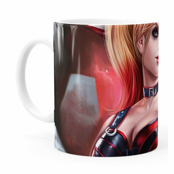Caneca Arlequina (harley Quinn) V04 Branca