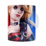 Caneca Arlequina (harley Quinn) V04 Branca
