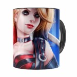 Caneca Arlequina (harley Quinn) V04 Preta
