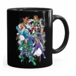 Caneca Batman Vilões de Gotham City Preta
