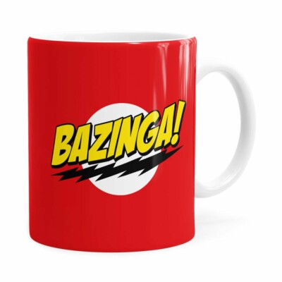 Caneca Bazinga! The Big Bang Theory Branca