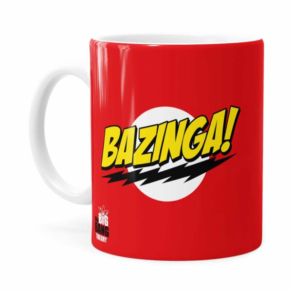 Caneca Bazinga! The Big Bang Theory Branca