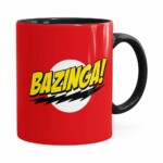Caneca Bazinga! The Big Bang Theory Preta