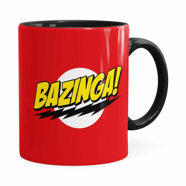 Caneca Bazinga! The Big Bang Theory Preta