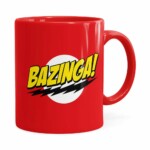 Caneca Bazinga! The Big Bang Theory Vermelha