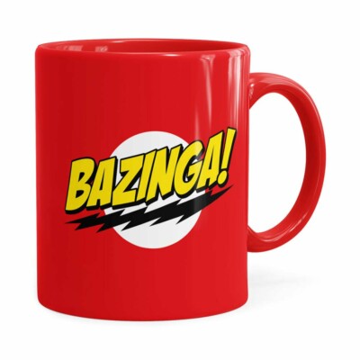 Caneca Bazinga! The Big Bang Theory Vermelha