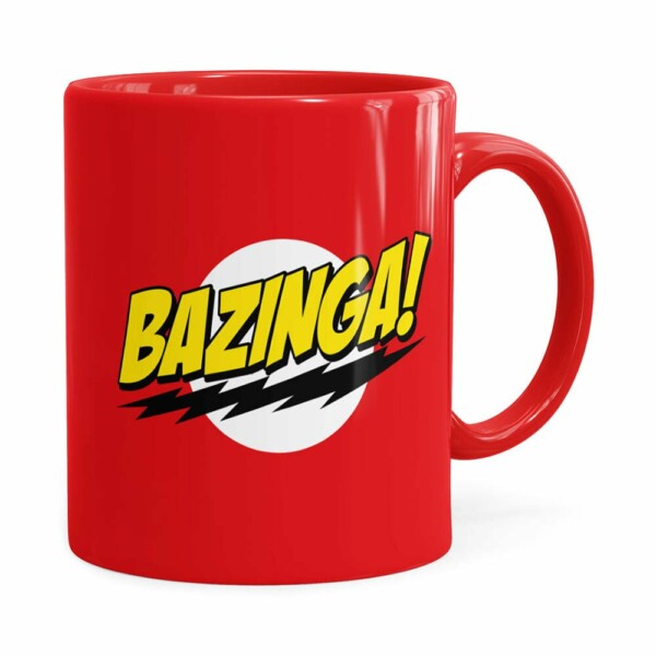 Caneca Bazinga! The Big Bang Theory Vermelha