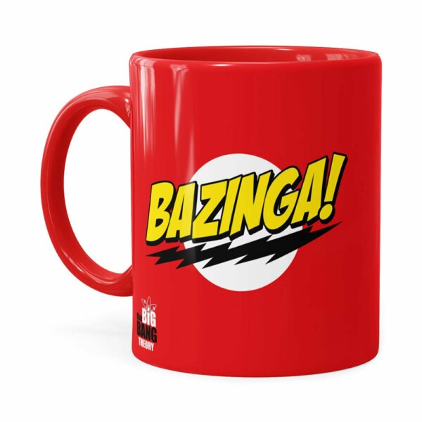 Caneca Bazinga! The Big Bang Theory Vermelha
