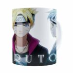Caneca Boruto V01 Porcelana Branca