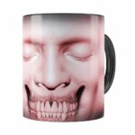 Caneca Cabeça De Zombie V01 Preta