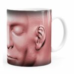 Caneca Cabeça De Zombie V02 Branca