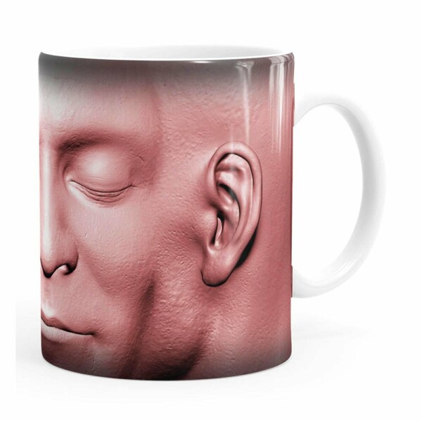 Caneca Cabeça De Zombie V02 Branca