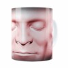 Caneca Cabeça De Zombie V02 Branca