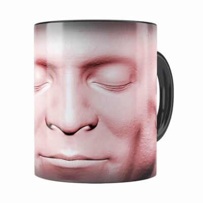 Caneca Cabeça De Zombie V02 Preta
