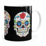 Caneca Caveiras Mexicanas V01 Branca