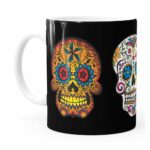 Caneca Caveiras Mexicanas V01 Branca