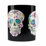 Caneca Caveiras Mexicanas V01 Branca