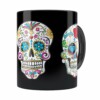 Caneca Caveiras Mexicanas V01 Preta