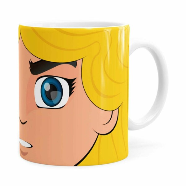 Caneca Caverna Do Dragão Hank Cabeça Branca
