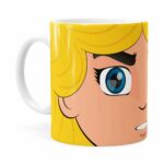 Caneca Caverna Do Dragão Hank Cabeça Branca
