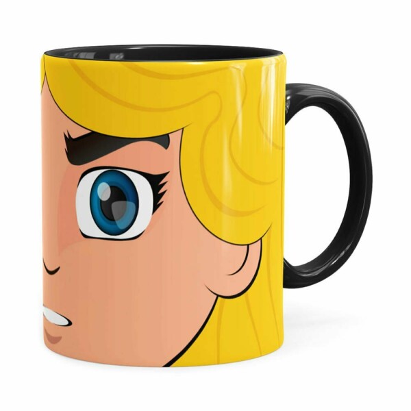 Caneca Caverna Do Dragão Hank Cabeça Preta