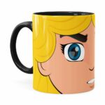 Caneca Caverna Do Dragão Hank Cabeça Preta
