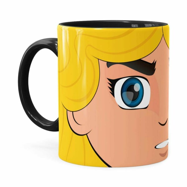 Caneca Caverna Do Dragão Hank Cabeça Preta