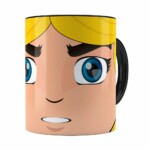 Caneca Caverna Do Dragão Hank Cabeça Preta