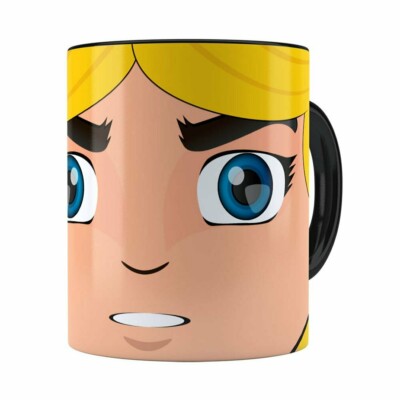Caneca Caverna Do Dragão Hank Cabeça Preta