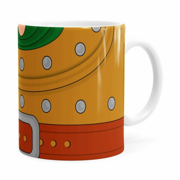 Caneca Caverna Do Dragão Hank Corpo Branca