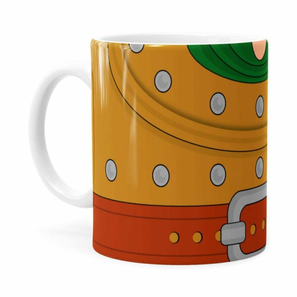 Caneca Caverna Do Dragão Hank Corpo Branca
