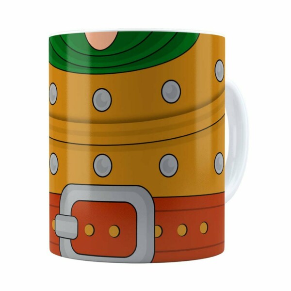 Caneca Caverna Do Dragão Hank Corpo Branca