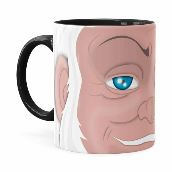 Caneca Caverna Do Dragão Mestre Dos Magos Preta