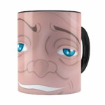Caneca Caverna Do Dragão Mestre Dos Magos Preta