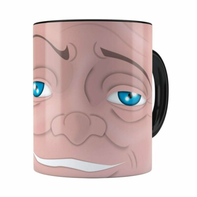 Caneca Caverna Do Dragão Mestre Dos Magos Preta