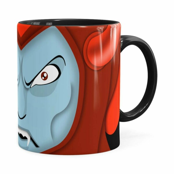 Caneca Caverna Do Dragão Vingador Preta