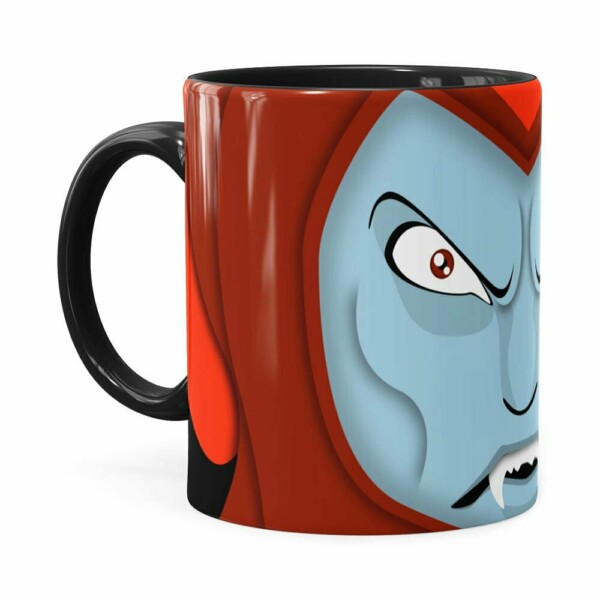 Caneca Caverna Do Dragão Vingador Preta