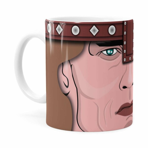 Caneca Conan Schwarzenegger Branca
