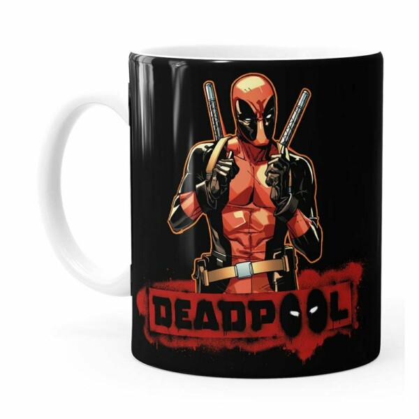 Caneca Deadpool V04 Branca