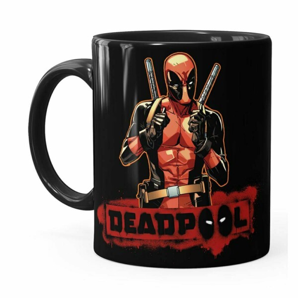 Caneca Deadpool V04 Preta