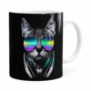 Caneca Deejay Cat V01 Branca