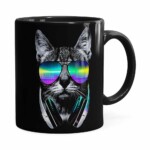 Caneca Deejay Cat V01 Preta