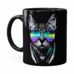 Caneca Deejay Cat V01 Preta