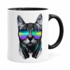 Caneca Deejay Cat V02 Preta