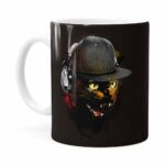 Caneca Deejay Cat V03 Branca