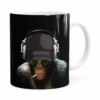 Caneca Deejay Monkey Branca