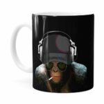 Caneca Deejay Monkey Branca