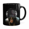 Caneca Deejay Monkey Preta